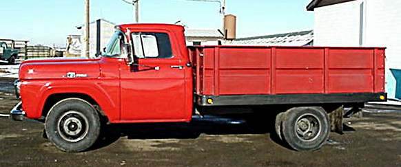 1959 Ford dually engine #5